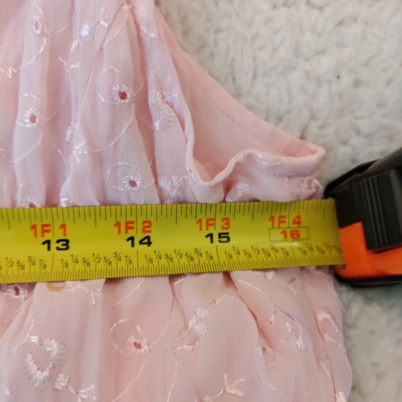 Together Maxi  Dress Sleveless size 12 womens Zipper linning polyester used pink - Picture 11 of 14